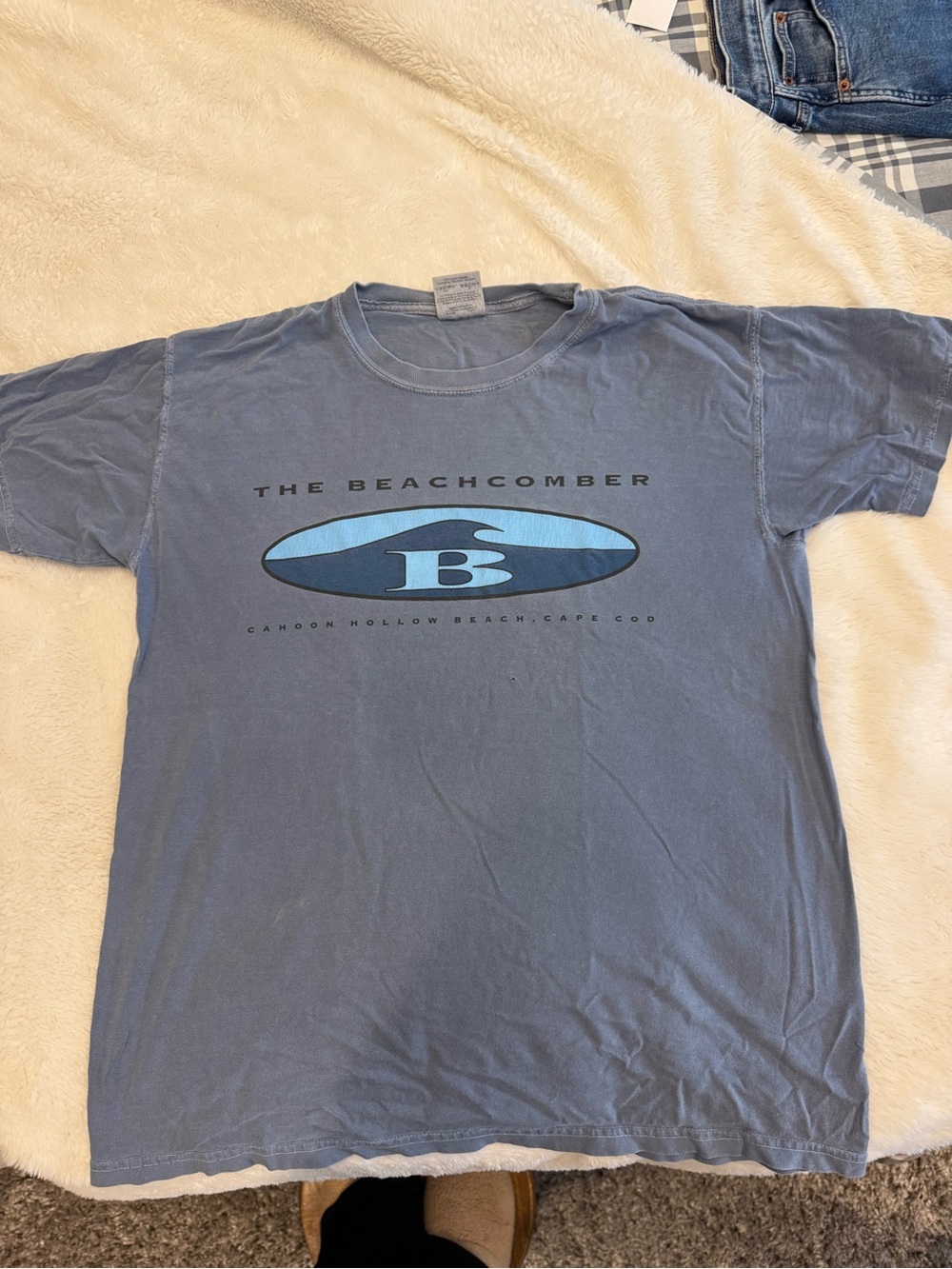 Unisex Beachcomber Logo Tee in Vintage Blue